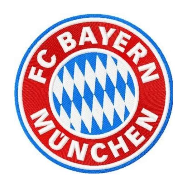 diseño bordado fc bayer munchen futbol
