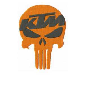 KTM Punisher diseño de bordado