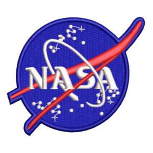 NASA logo diseño de bordado