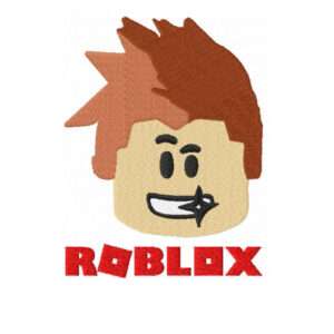 Roblox cabeza de jugador diseño de bordado